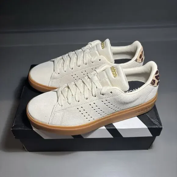 Adidas Advantage 2.0 JQ7396 Sneaker Women's White Lace-Up Tennis Shoes Size 6 - Picture 7 of 7